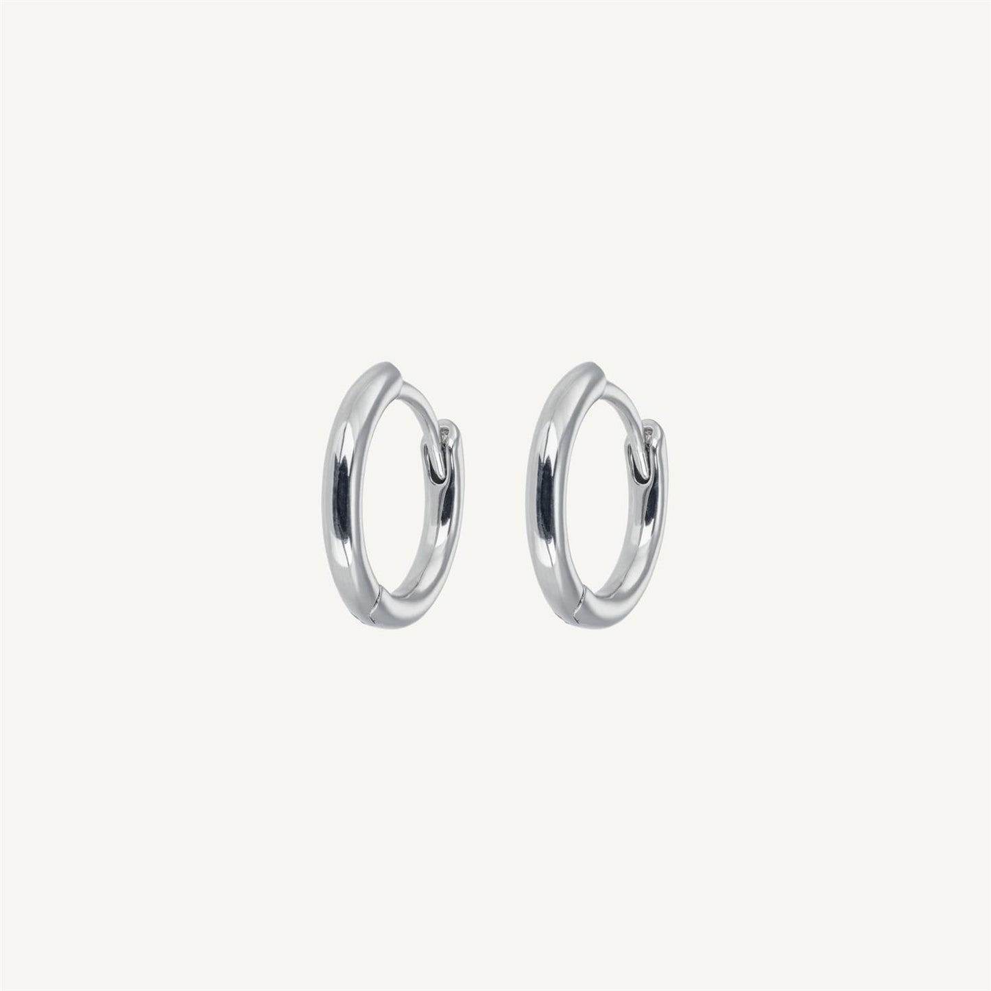 Small Silver Hoops