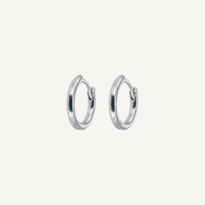 Small Silver Hoops