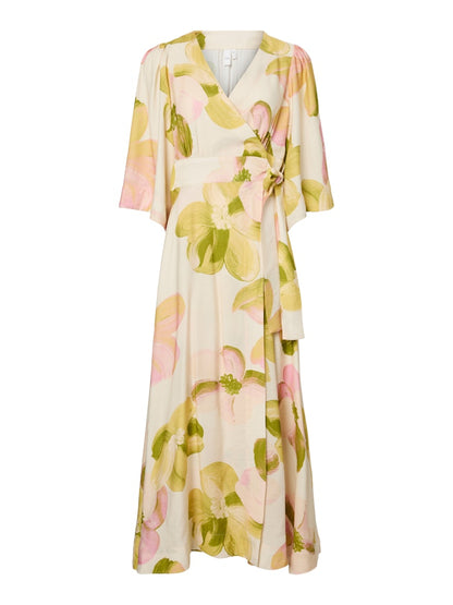 YASMARGA 3/4 WRAP DRESS