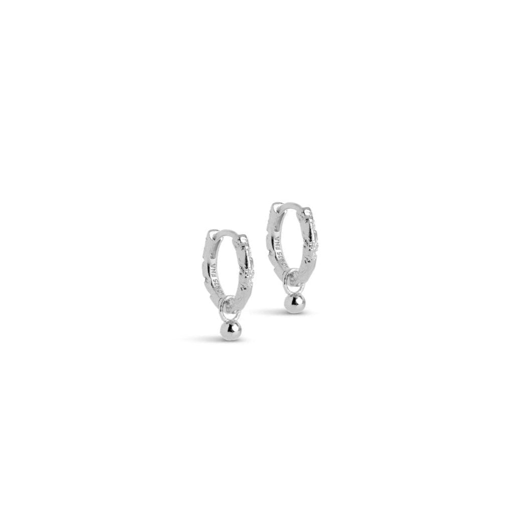 Belle Silver Hoops