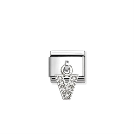 LINK, LETTER V PENDANT