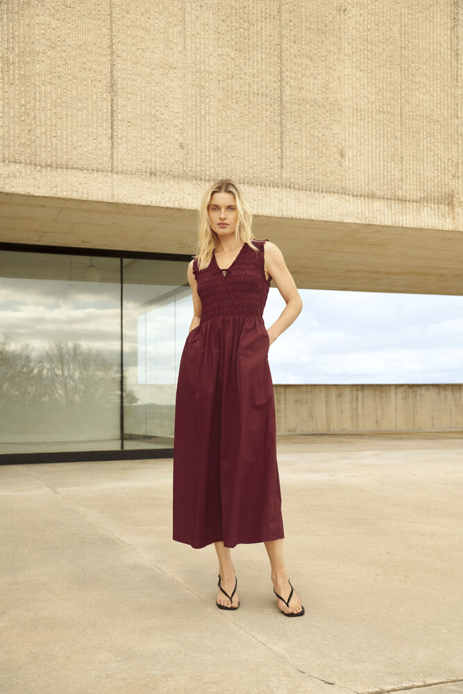 BorgnettePW Dress - Burnt Russet
