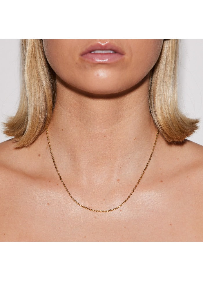 Gold Necklace 45 cm