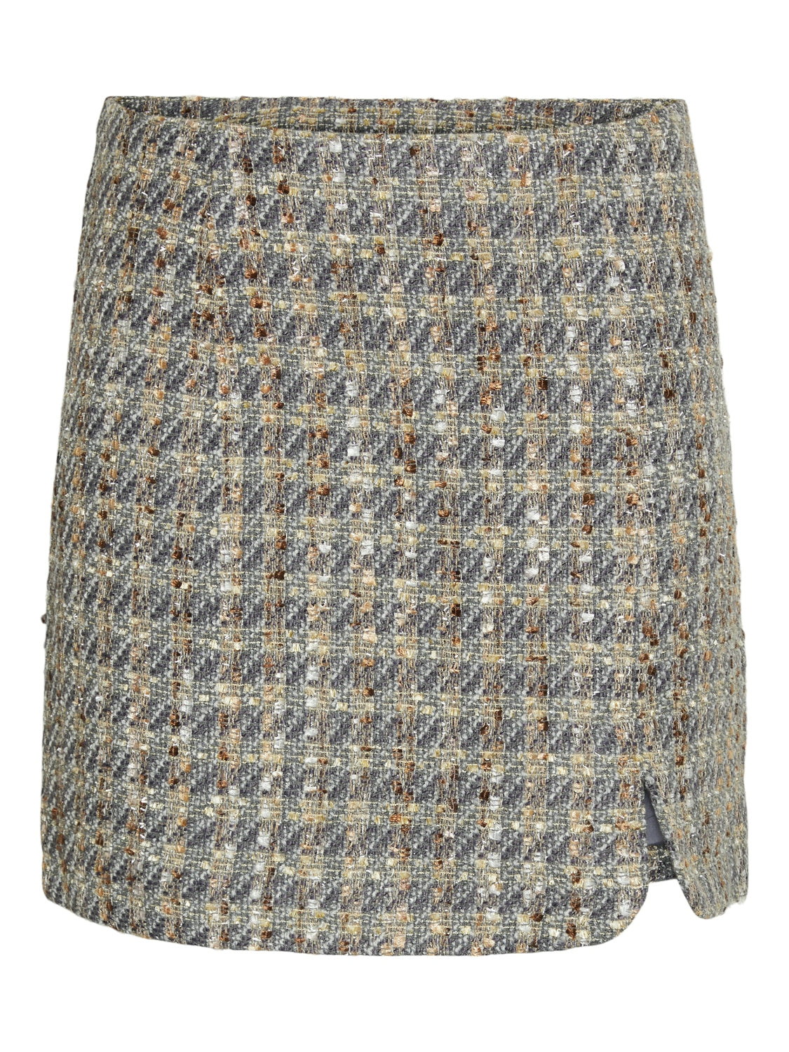 YASSIRAZ HMW SHORT SKIRT - SILVER BULLET