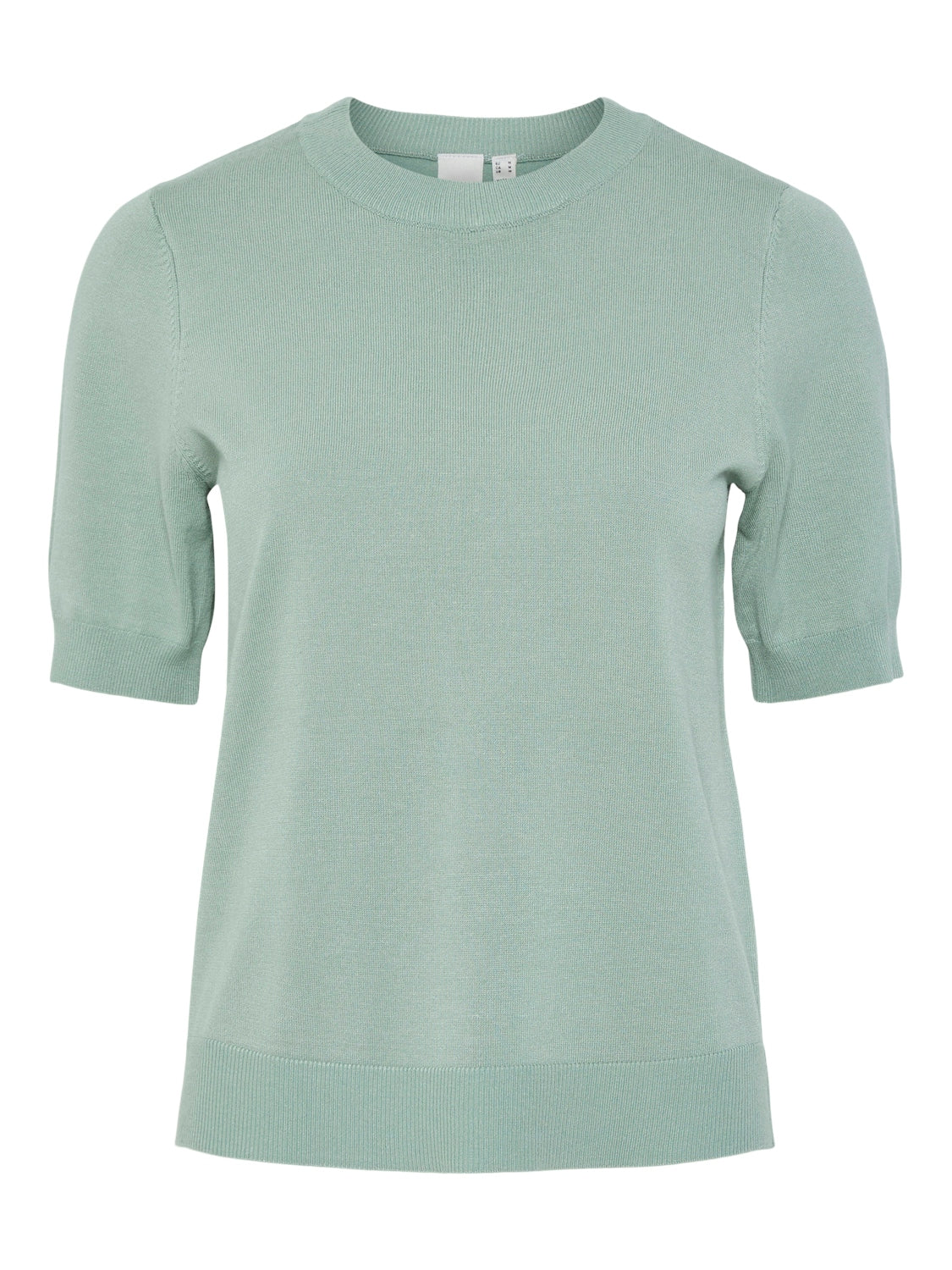 YASLENA SS KNIT TOP - ICEBERG GREEN