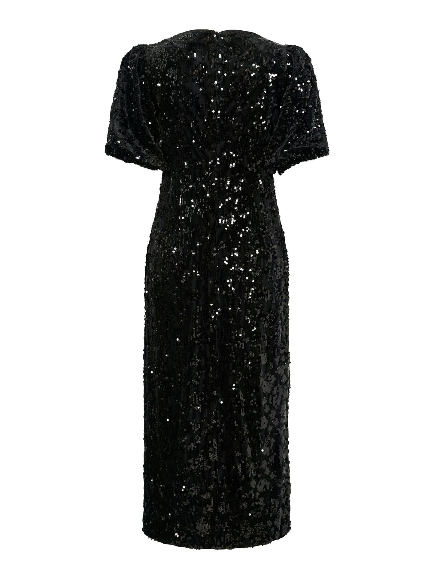 YASSOFIE SEQUIN MIDI DRESS - SEQUINS