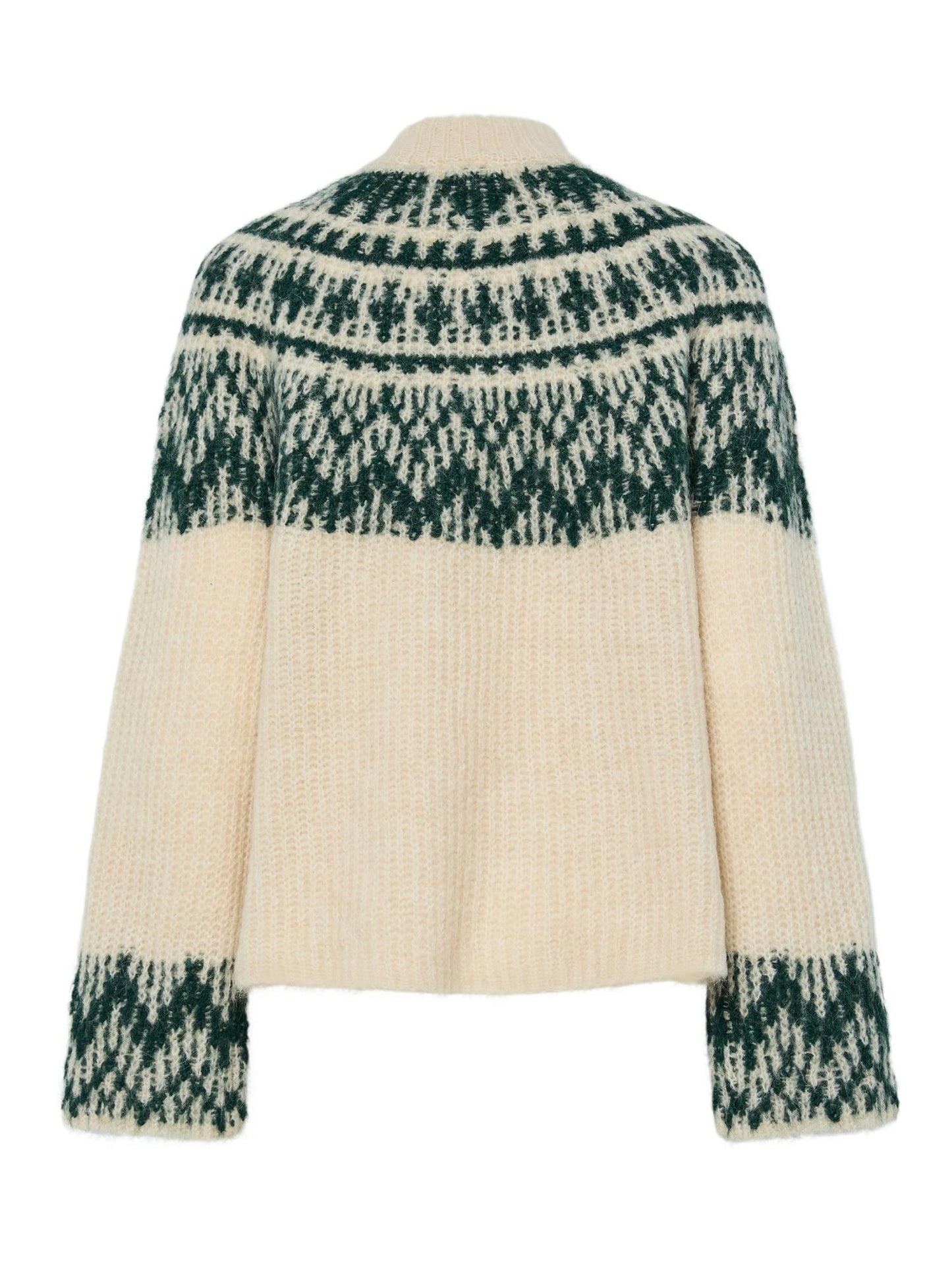 YASLIRI LS WOOL BLEND KNIT PULLOVER - PONDEROSA