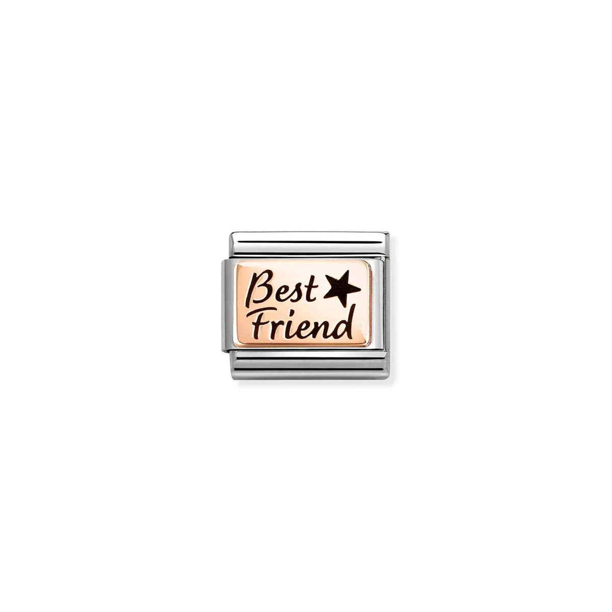 LINK, BEST FRIEND BLACK STAR IN ROSEGOLD