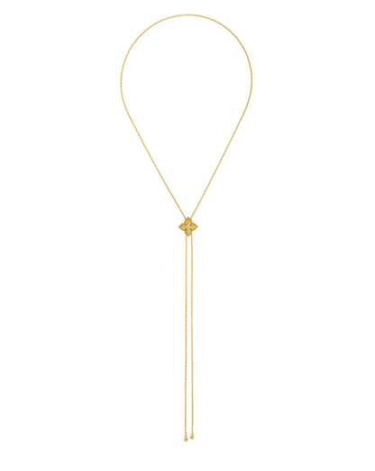 Lotus Bolo Necklace