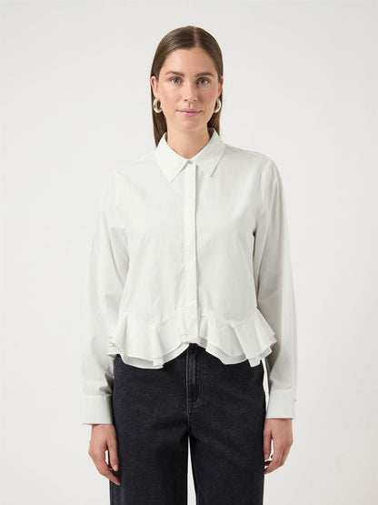 YASANERA LS SHIRT - STAR WHITE
