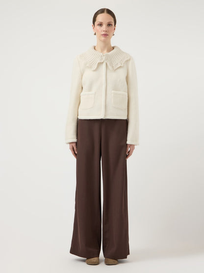 YASCARRIE LS WOOL BLEND JACKET - BIRCH