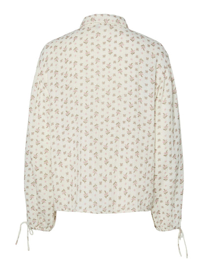 YASYONA LS SHIRT - STAR WHITE/YONA PRINT