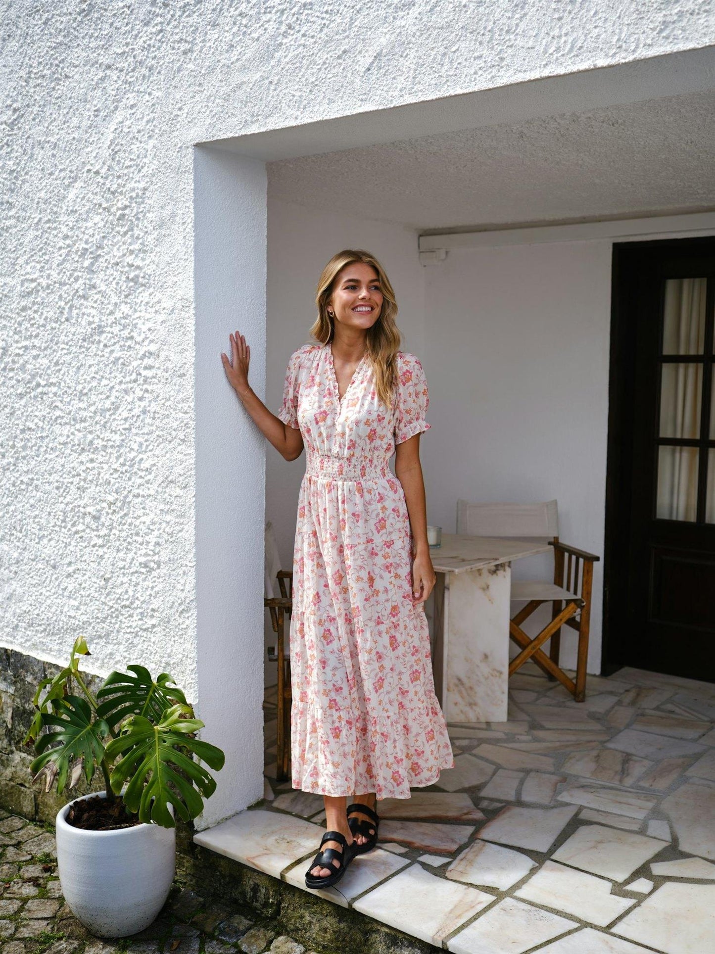 Kanza Soft Rose Dress