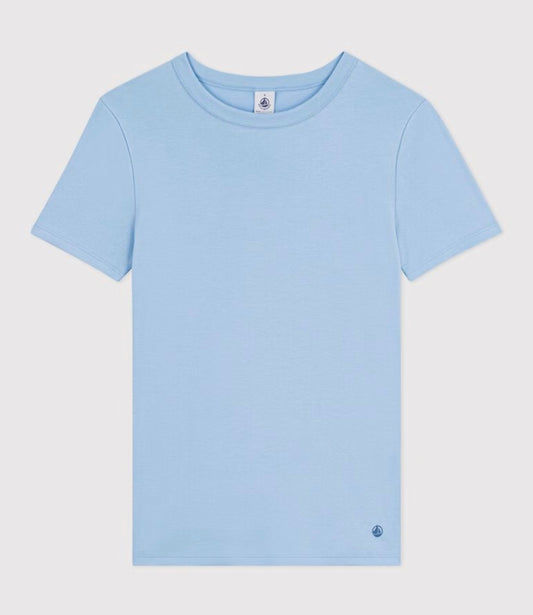 Tee-Shirt Round Neck MC - Denim Blue