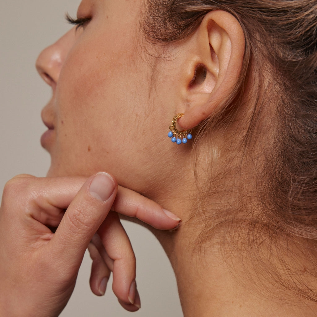 Astrid Cornflower Earrings