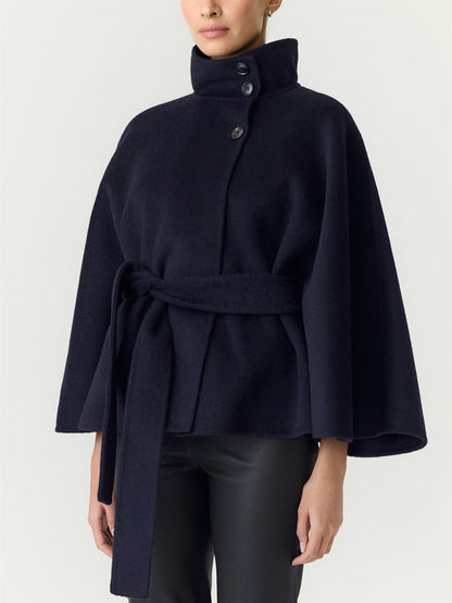 YASALMIO HANDMADE WOOL BLEND JACKET S. - NAVY