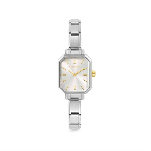 Rectangular Watch - Sunray Silver