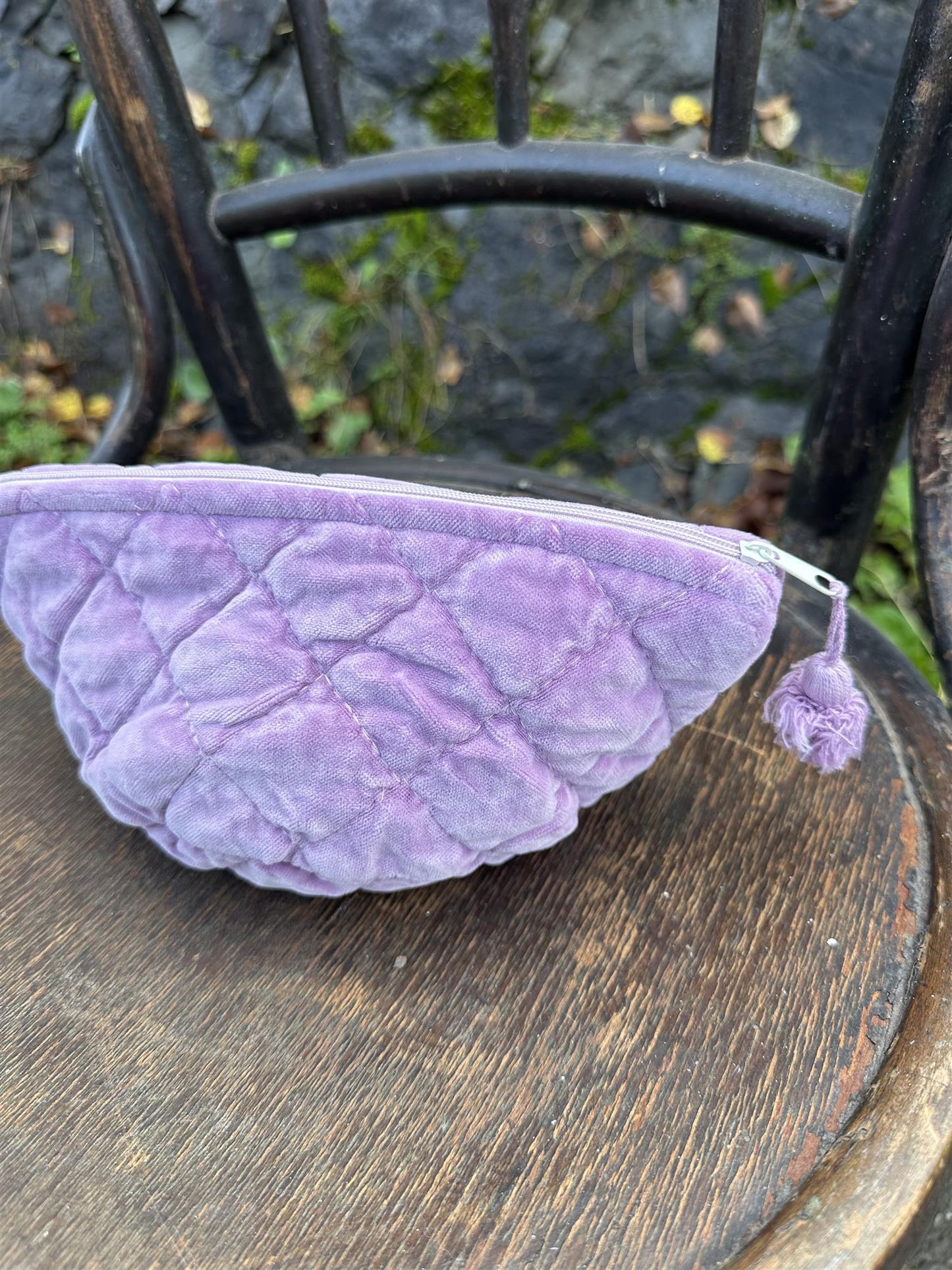 Sminkemappe Velur - Lilac