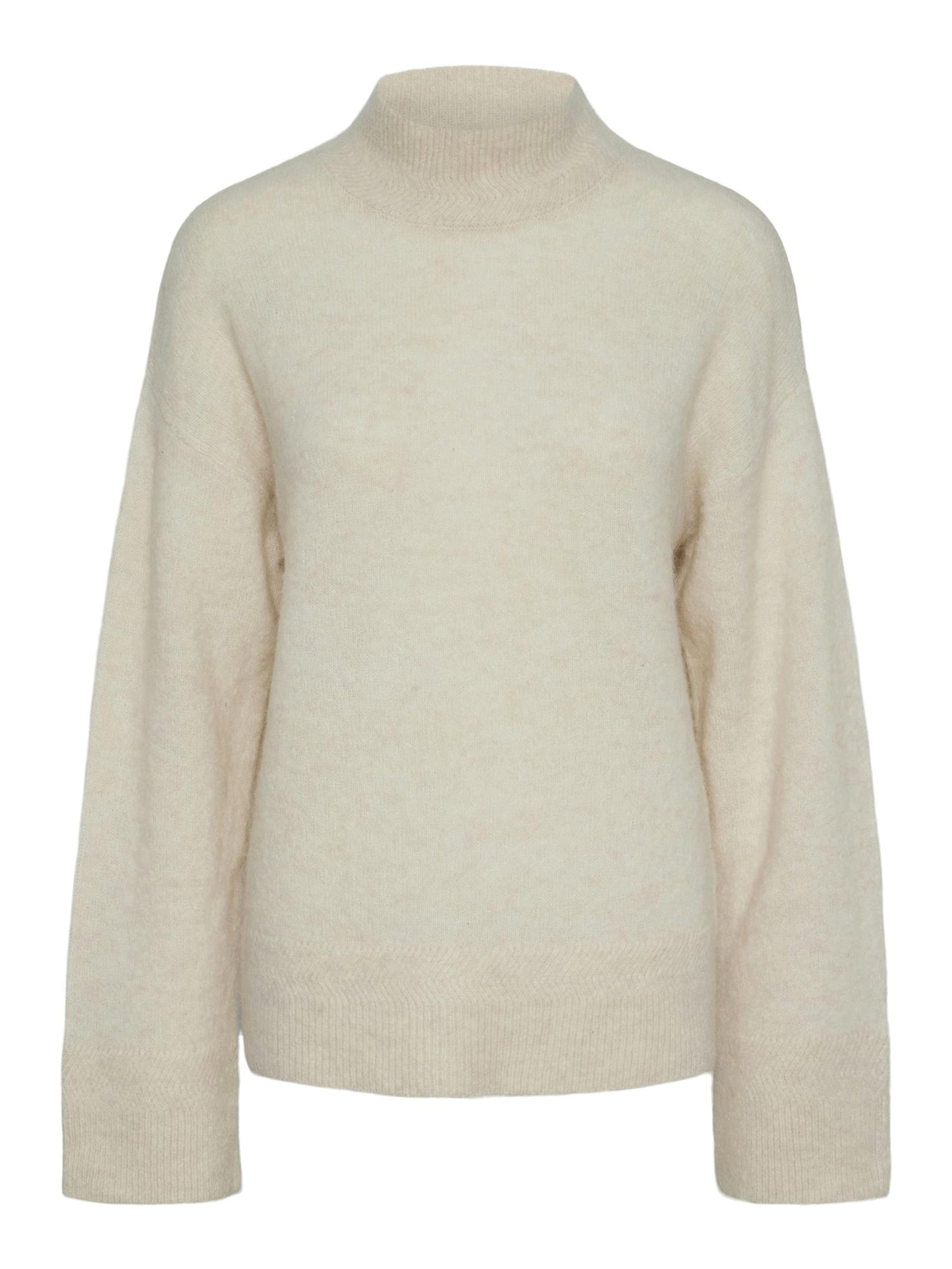 YASNELLIS LS KNIT PULLOVER - BIRCH