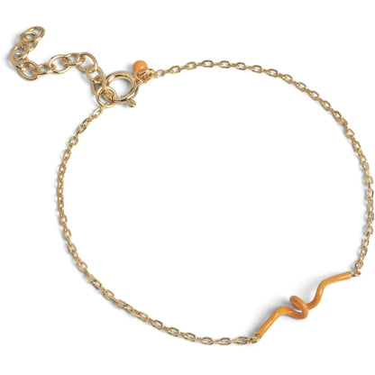 Twist Orange Bracelet