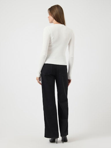 YASZOEY LS KNIT PULLOVER - STAR WHITE