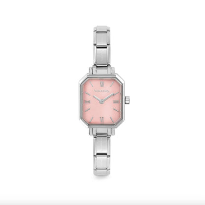 Rectangular Watch - Pastel Pink