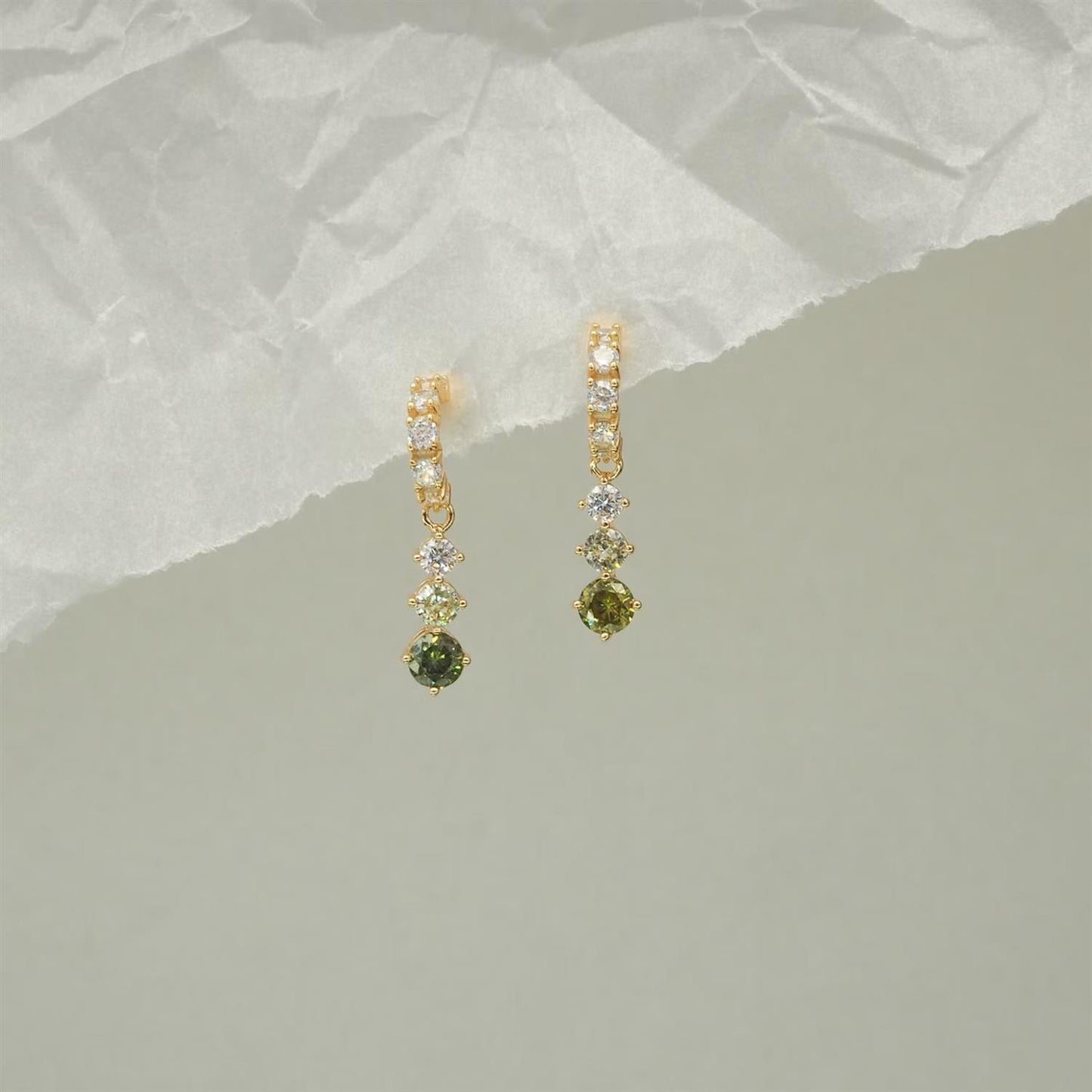 Green Rain Hoops
