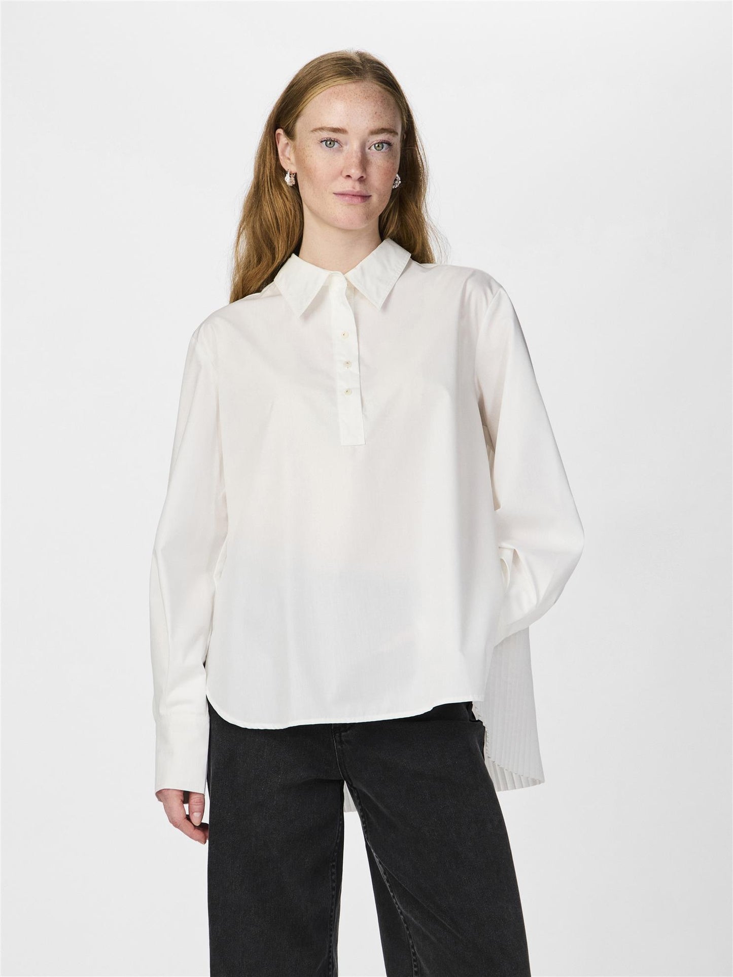 YASMIROZA LS SHIRT - STAR WHITE