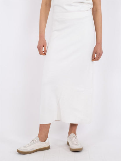 Aston Knit Skirt - Off White