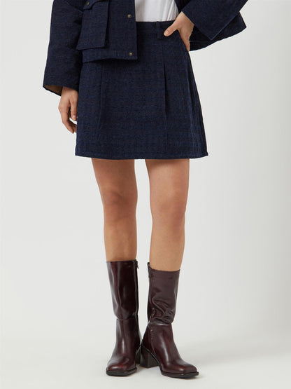 YASVICKY SHORT SKIRT - NAVY BLAZER
