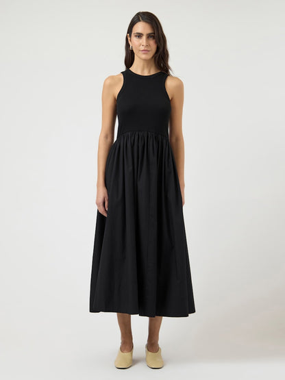 YASMIRI LONG DRESS NOOS - BLACK