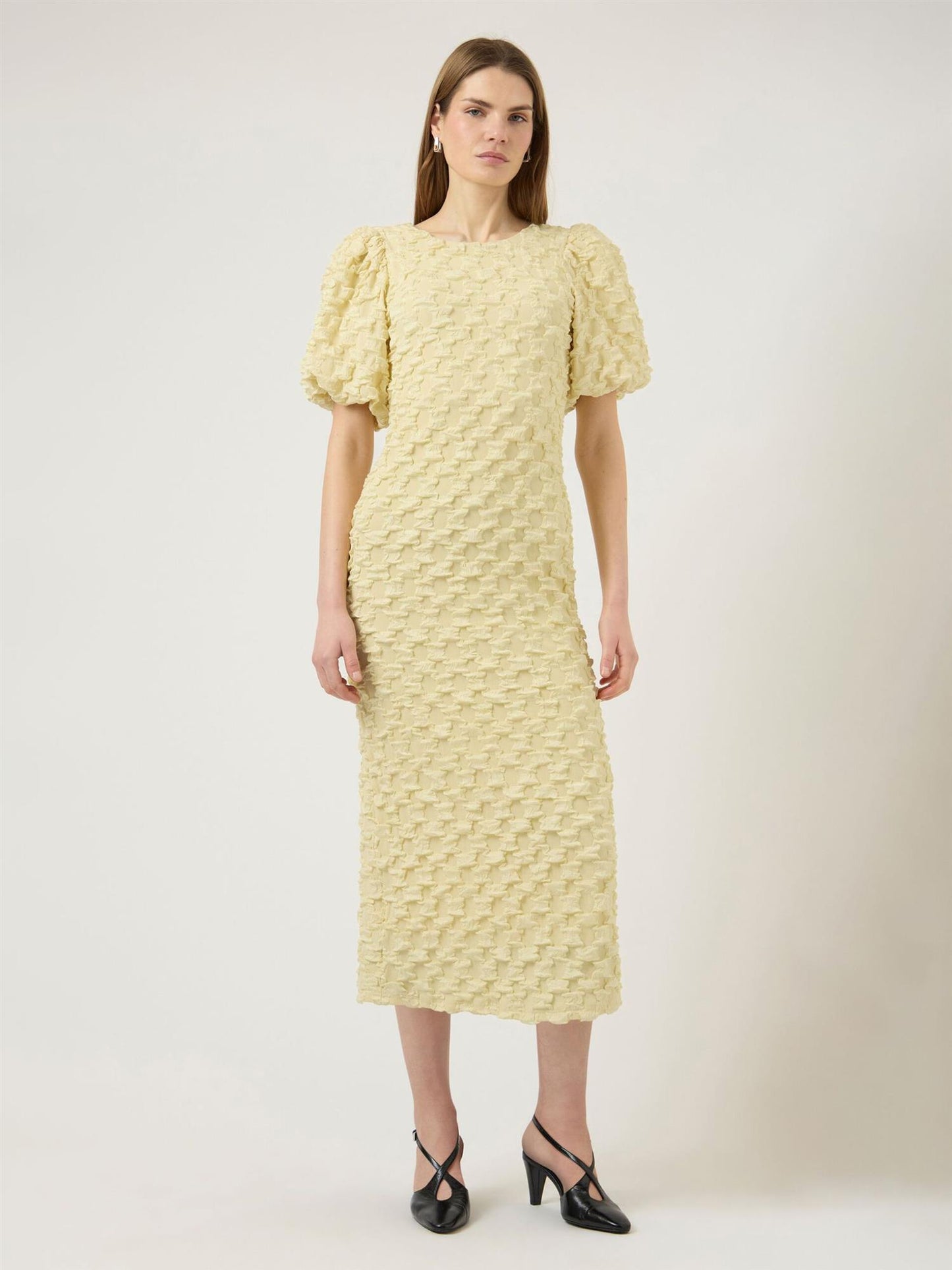 YASMIAMAJA 2/4 LONG DRESS - ANISE FLLOWER