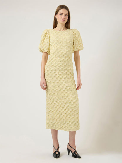 YASMIAMAJA 2/4 LONG DRESS - ANISE FLLOWER