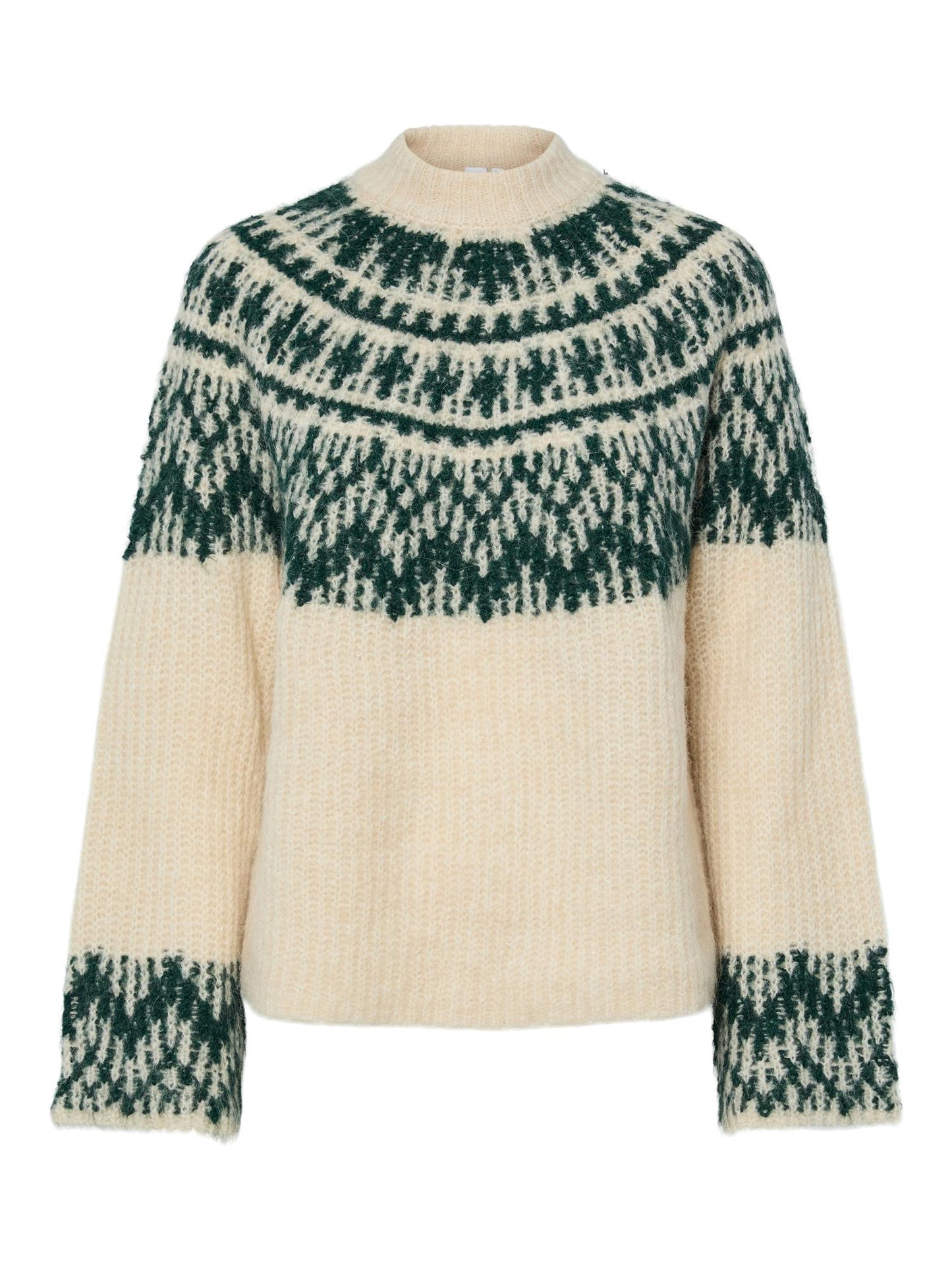 YASLIRI LS WOOL BLEND KNIT PULLOVER - PONDEROSA