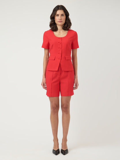 YASBIRMO HW SHORTS - POINSETTIA