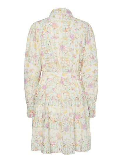 YASMELLIA LS EMBROIDERED DRESS -