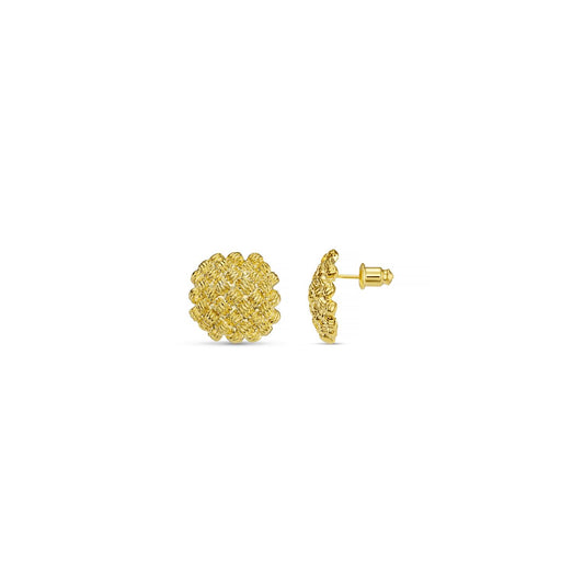 Woven Statement Stud Earrings