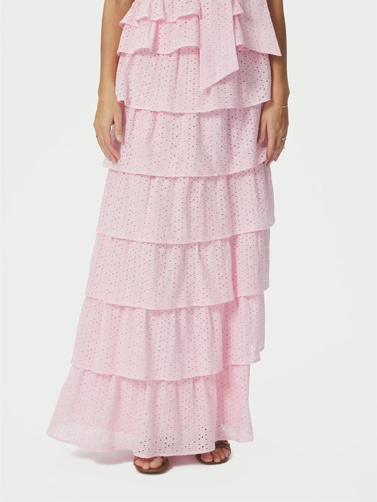 Morris Emb Skirt - Light Pink