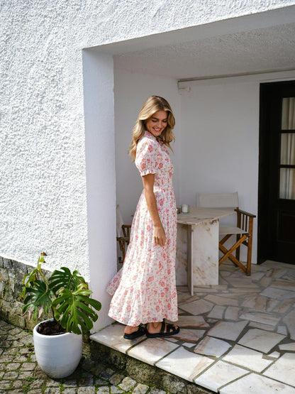 Kanza Soft Rose Dress