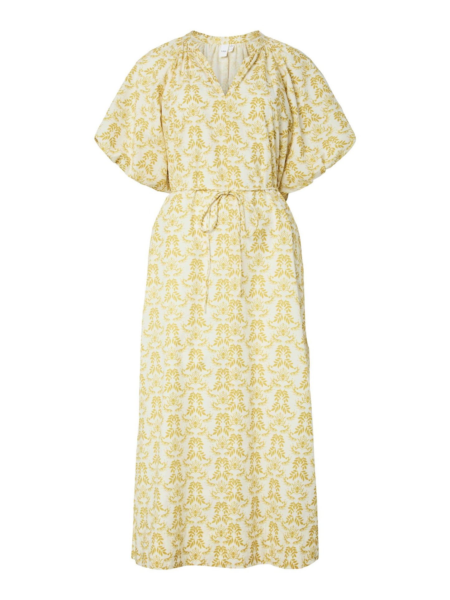 YASCOLEA 2/4 LONG DRESS - PRISTINE/COLEA PRINT
