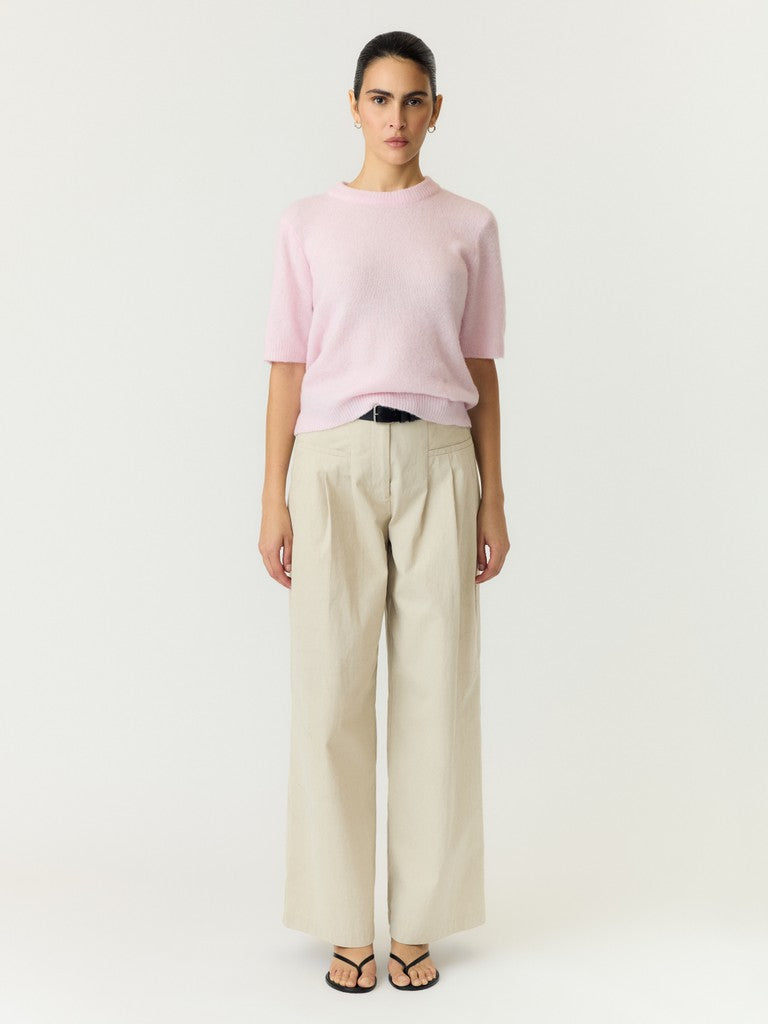 YASJOHI SS WOOL BLEND PULLOVER - PALE LILAC