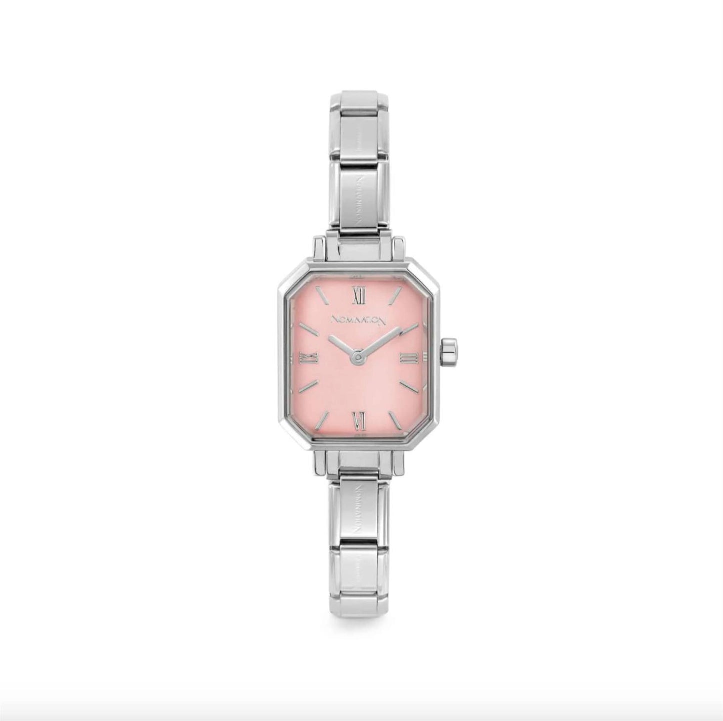 Rectangular Watch - Pastel Pink
