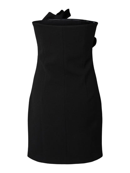 YASSHARMA BANDEAU DRESS S - BLACK