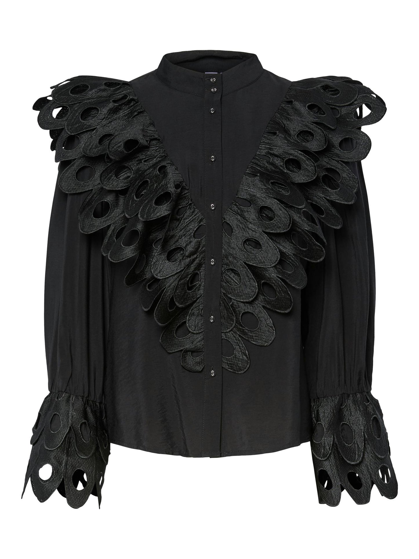 YASTONGA LS SHIRT SHOW  - BLACK