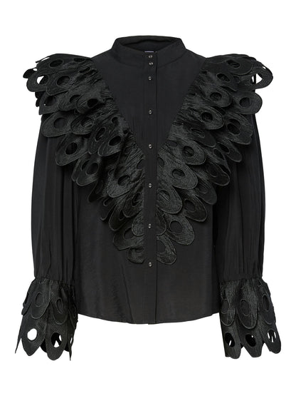 YASTONGA LS SHIRT SHOW  - BLACK
