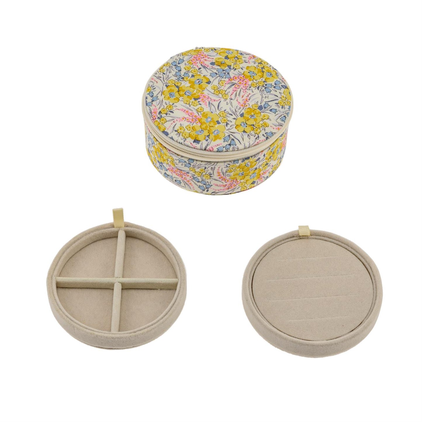 Jewelry Box Round mw - Liberty Swirling Petals