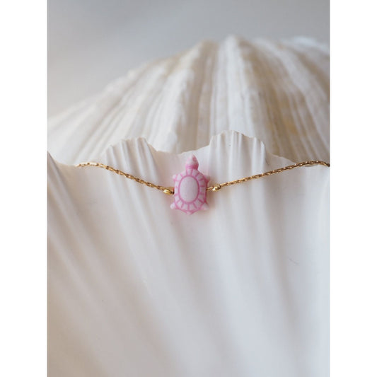 Bubblegum Turtle Pink Bracelet