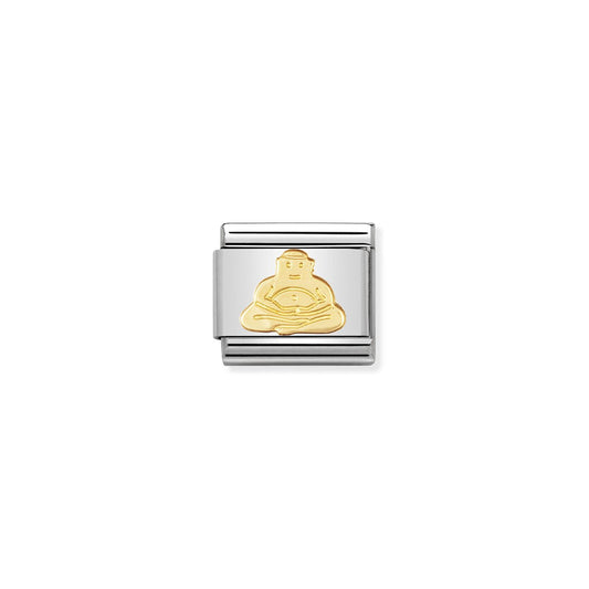 LINK BUDDHA IN YELLOW GOLD